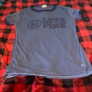 A light blue basic tee